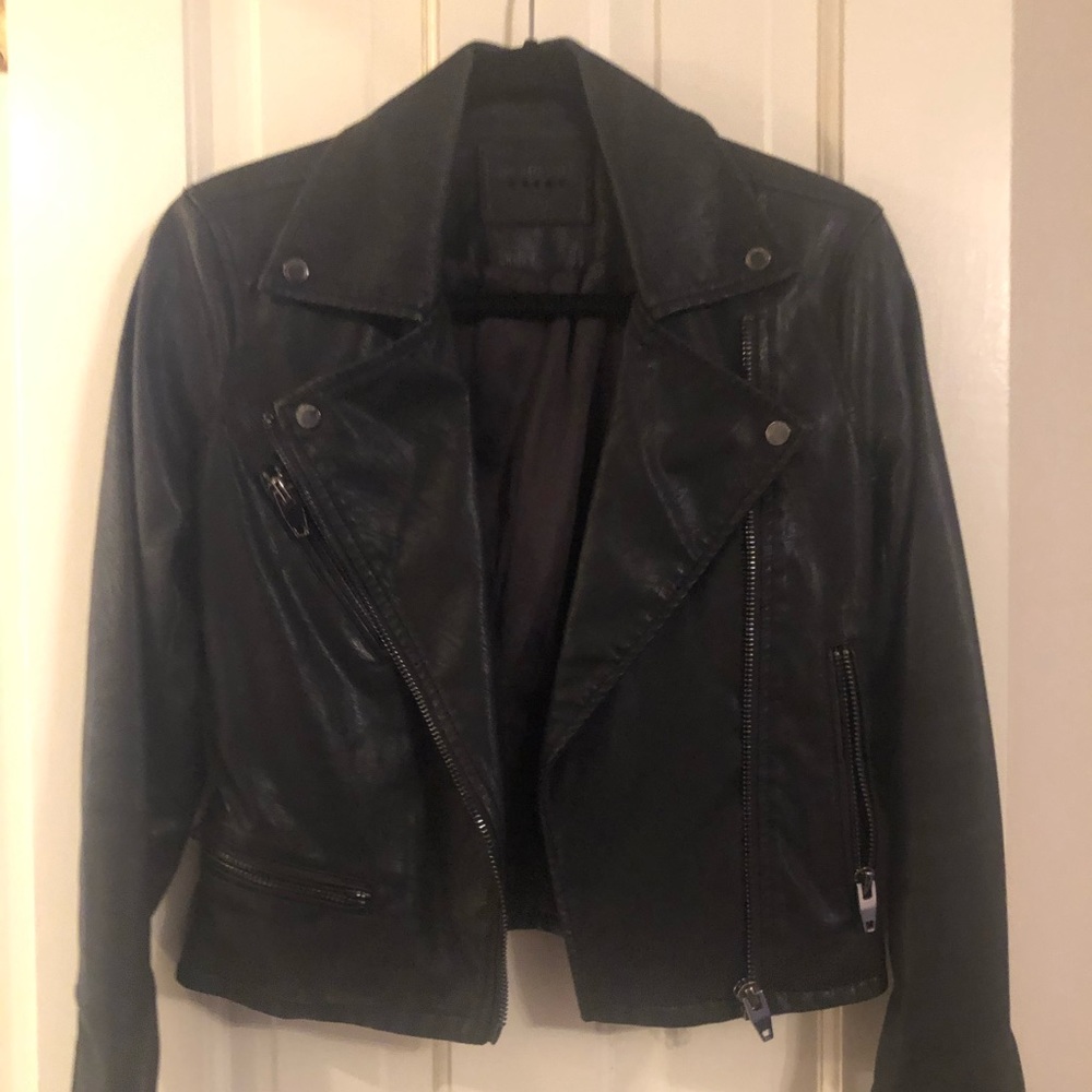 Blank NYC Black Vegan Leather Jacket